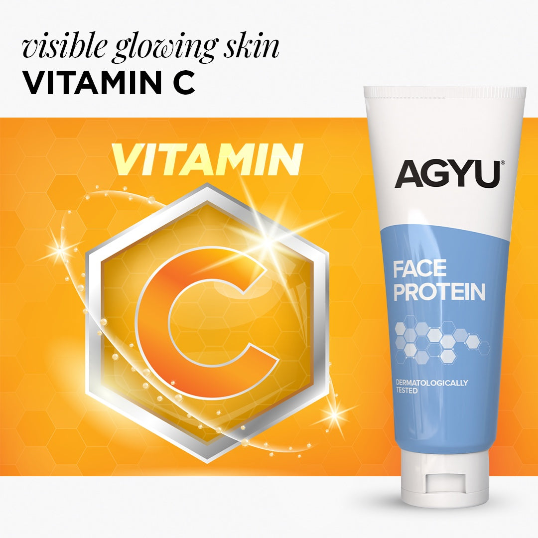 AGYU Face Protein Night Cream for Normal to Oily Skin | Repairs Pigmentation, Uneven Skin Tone & Dark Spots | Improves Skin Firmness | Beginner Friendly | 100Gm (Pack of 4)