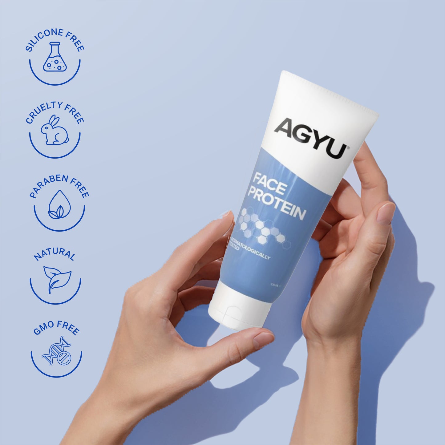 AGYU Face Protein Night Cream for Normal to Oily Skin | Repairs Pigmentation, Uneven Skin Tone & Dark Spots | Improves Skin Firmness | Beginner Friendly | 100Gm