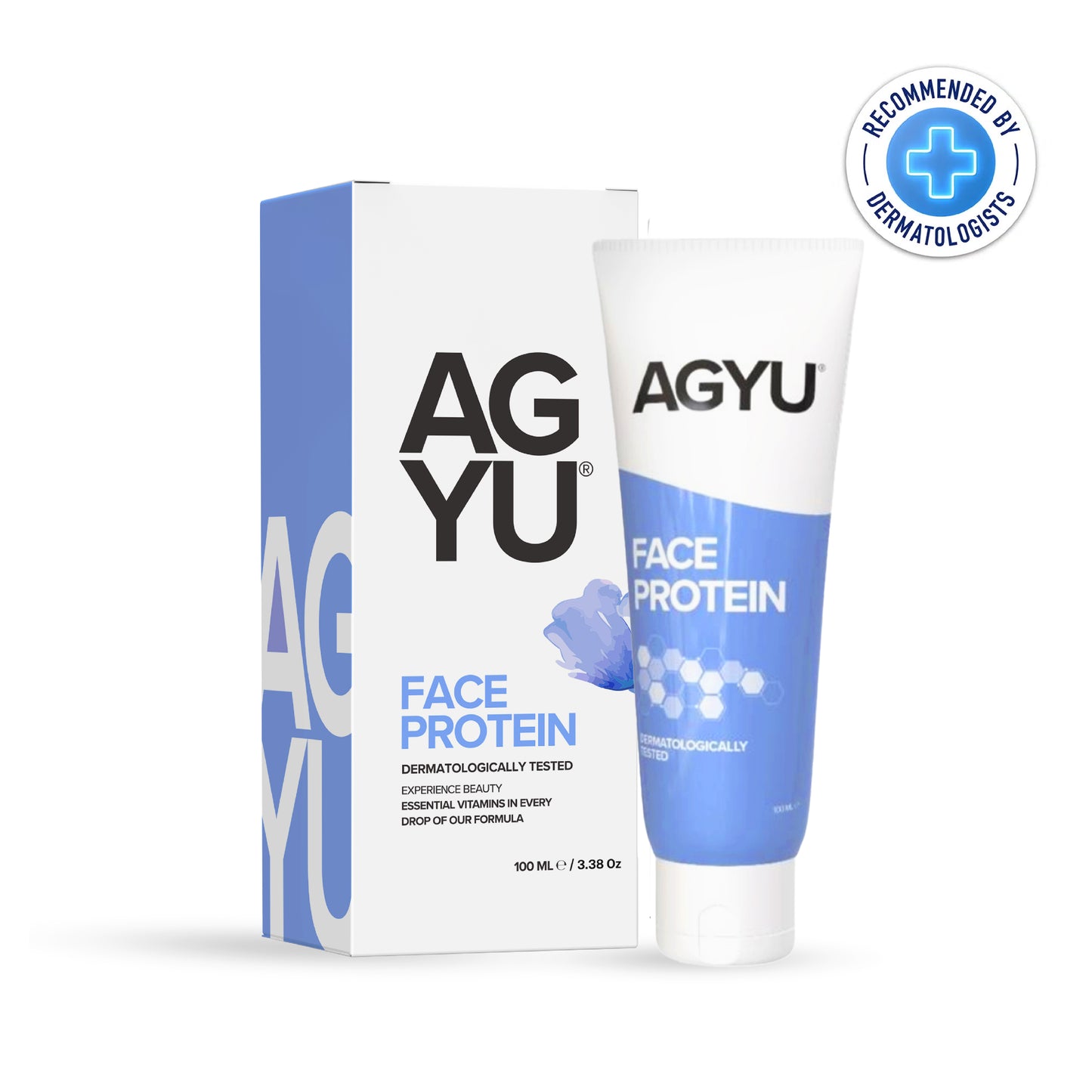 AGYU Face Protein Night Cream for Normal to Oily Skin | Repairs Pigmentation, Uneven Skin Tone & Dark Spots | Improves Skin Firmness | Beginner Friendly | 100Gm