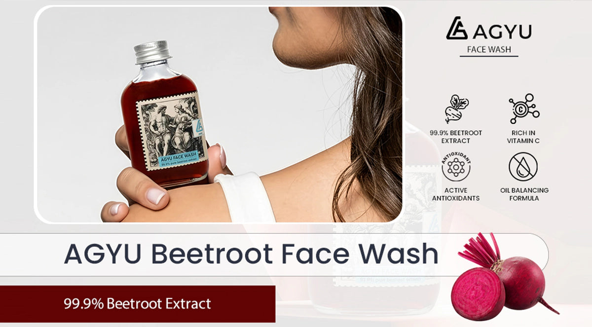 AGYU Beetroot Face Wash — Vitamin C Glow + Oil Balance