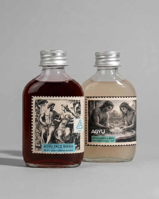AGYU Beetroot and Rice water face wash combo