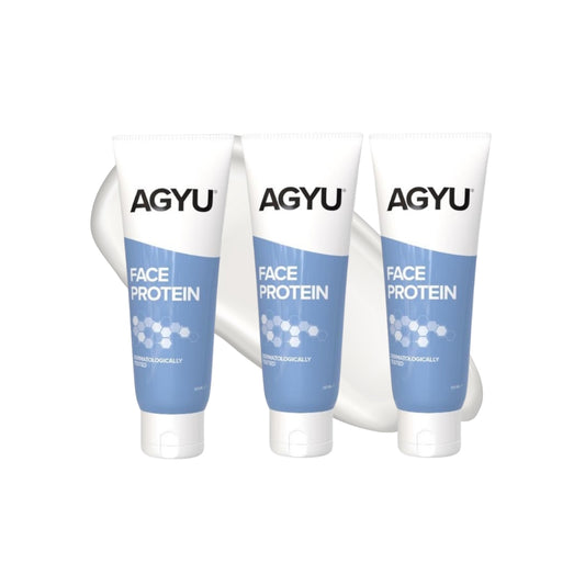 AGYU Face Protein Night Cream for Normal to Oily Skin | Repairs Pigmentation, Uneven Skin Tone & Dark Spots | Improves Skin Firmness | Beginner Friendly | 100Gm (Pack of 3)
