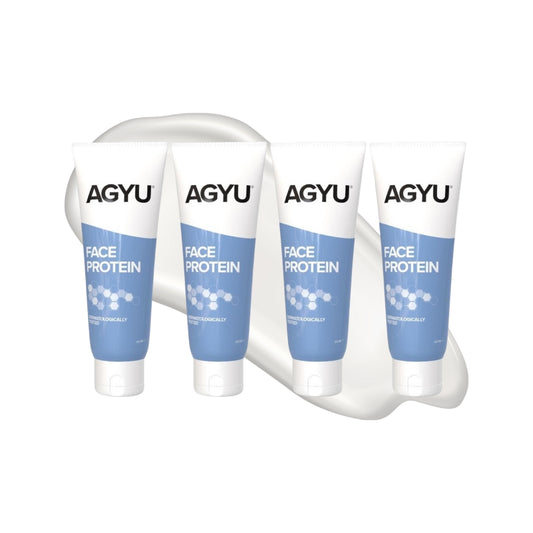AGYU Face Protein Night Cream for Normal to Oily Skin | Repairs Pigmentation, Uneven Skin Tone & Dark Spots | Improves Skin Firmness | Beginner Friendly | 100Gm (Pack of 4)