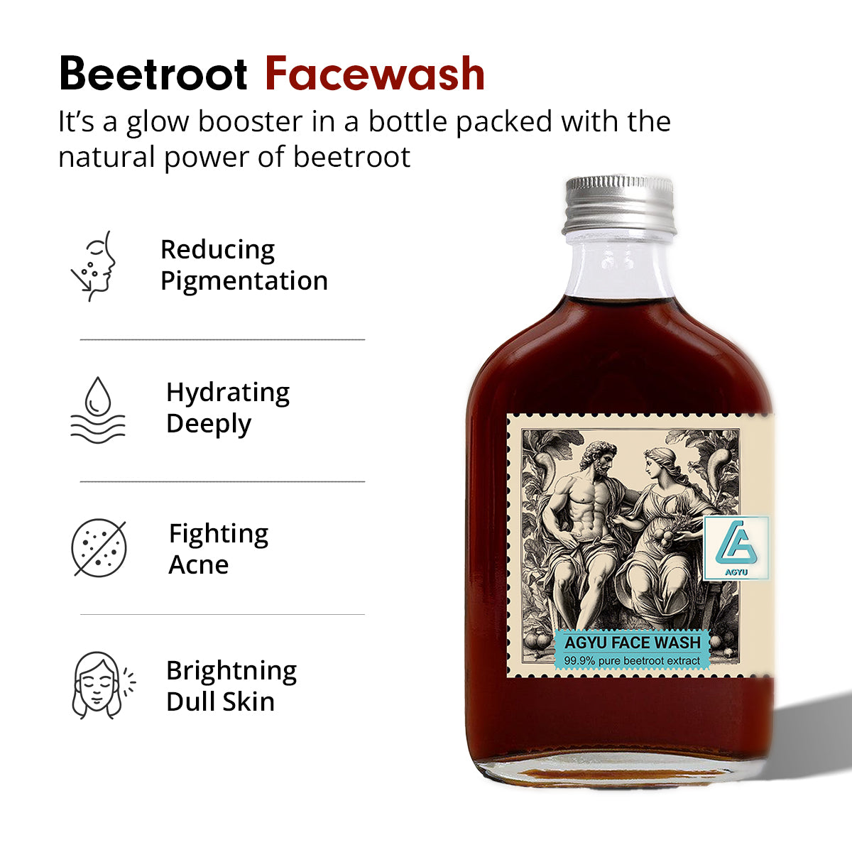 AGYU beetroot face wash