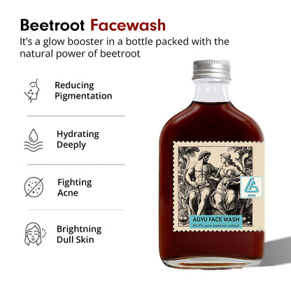 AGYU beetroot face wash