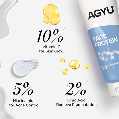 AGYU Face Protein Night Cream for Normal to Oily Skin (Pack of 3)